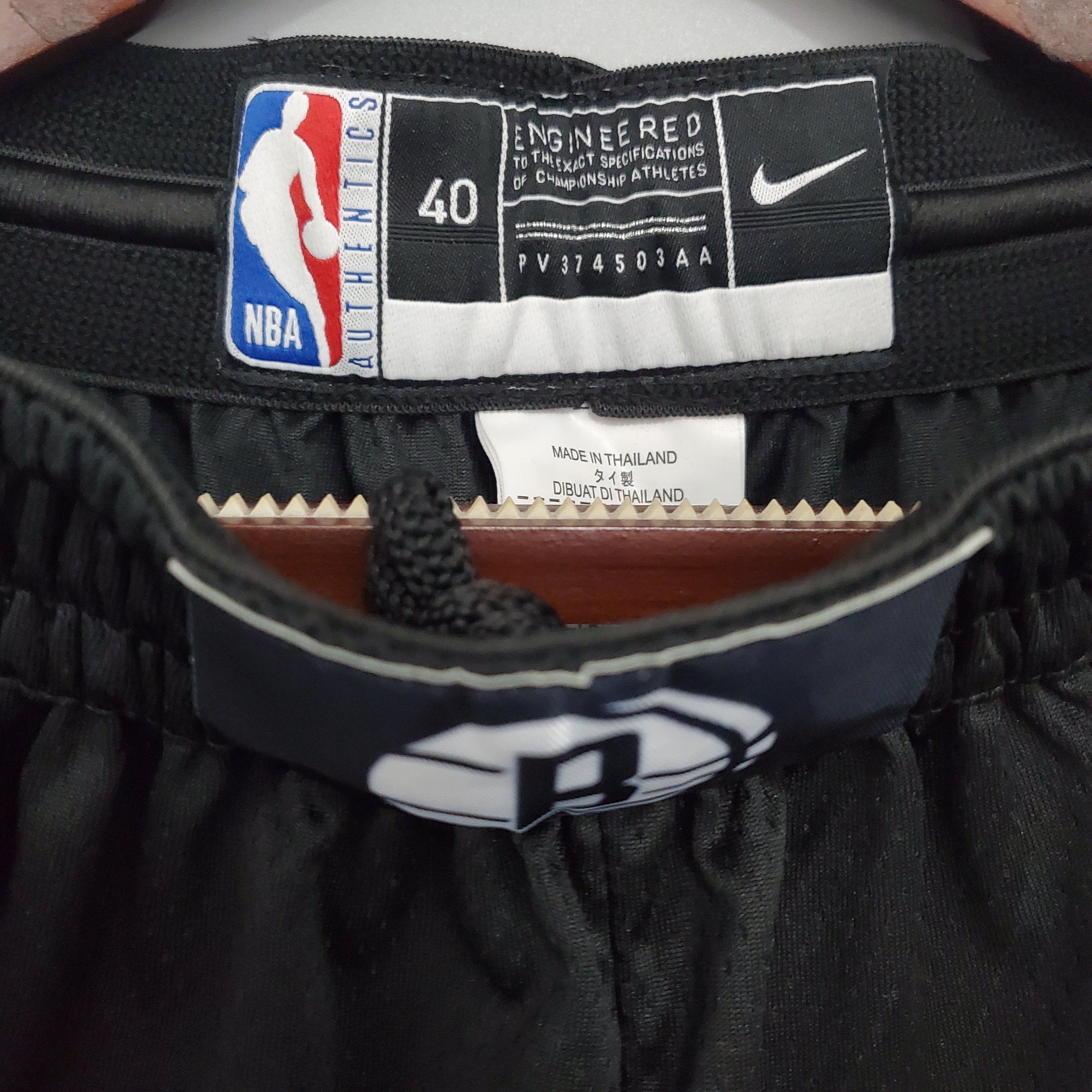 Brooklyn Nets City version black shorts