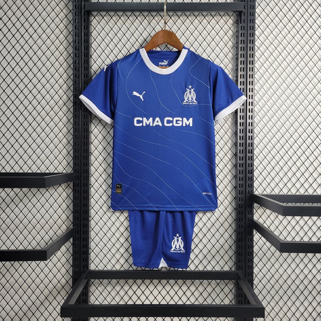 Marseille 2023/24 Segunda equipacion (mini conjunto)
