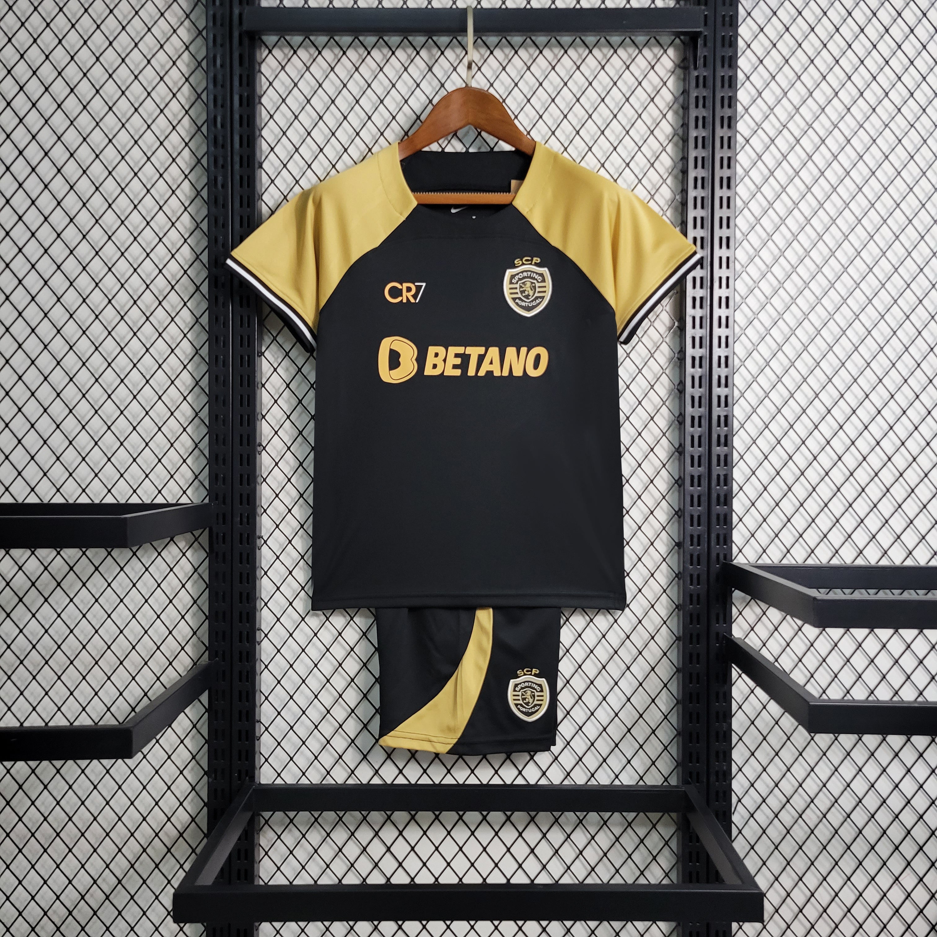 Sporting Lisboa 2023/24 Segunda equipacion (mini conjunto)