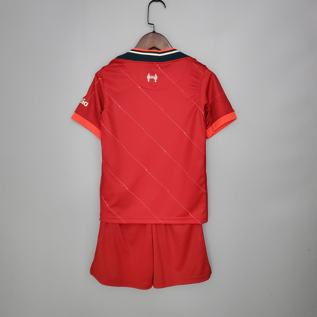 Liverpool 2021/22 Primera equipación (Mini conjunto)