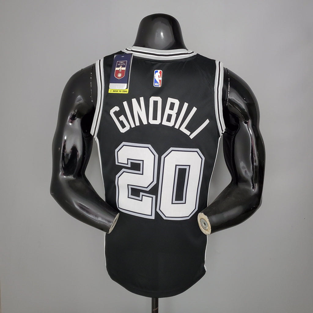 Camiseta Spurs Black