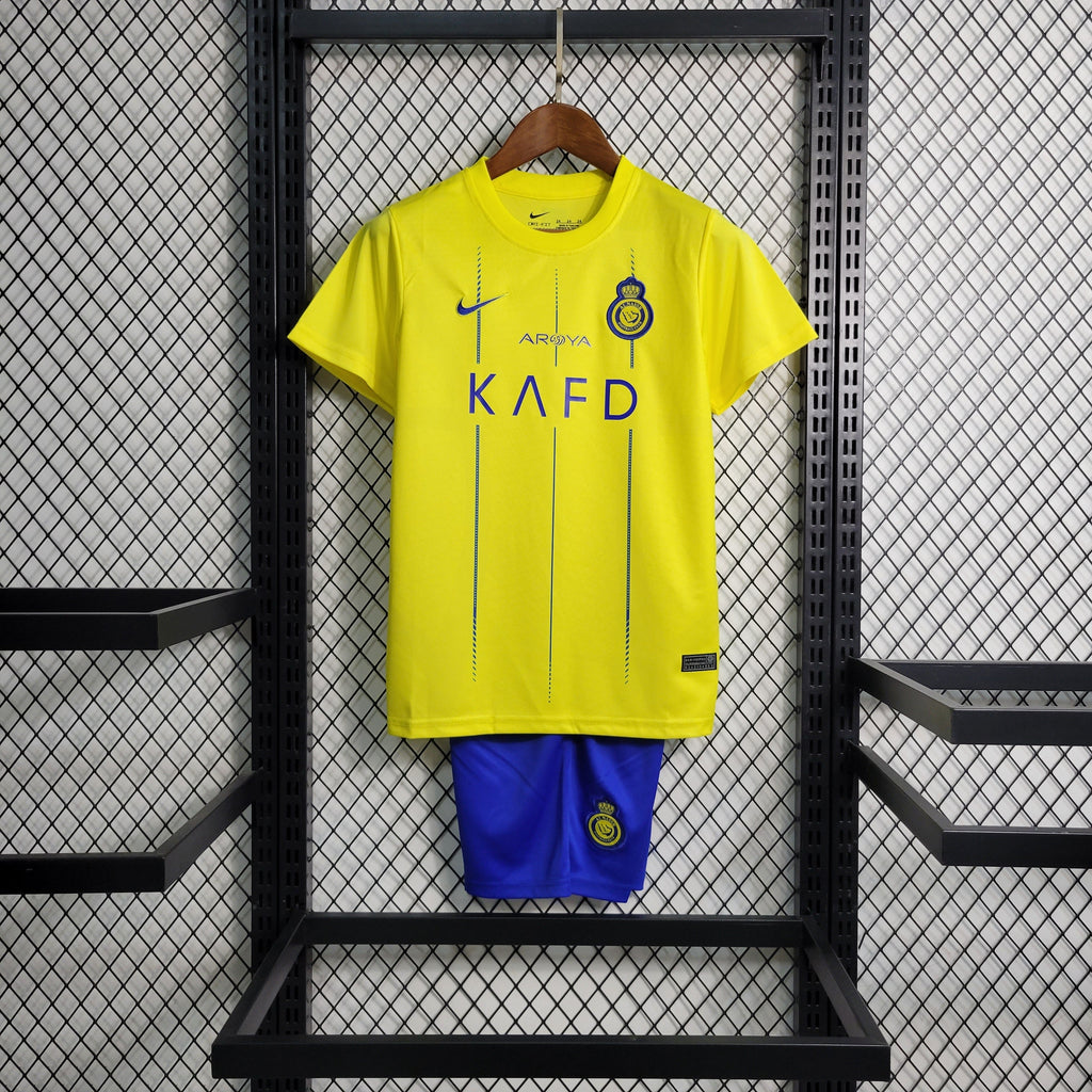 Al Nassr 2023/24 Primera equipacion (mini conjunto)