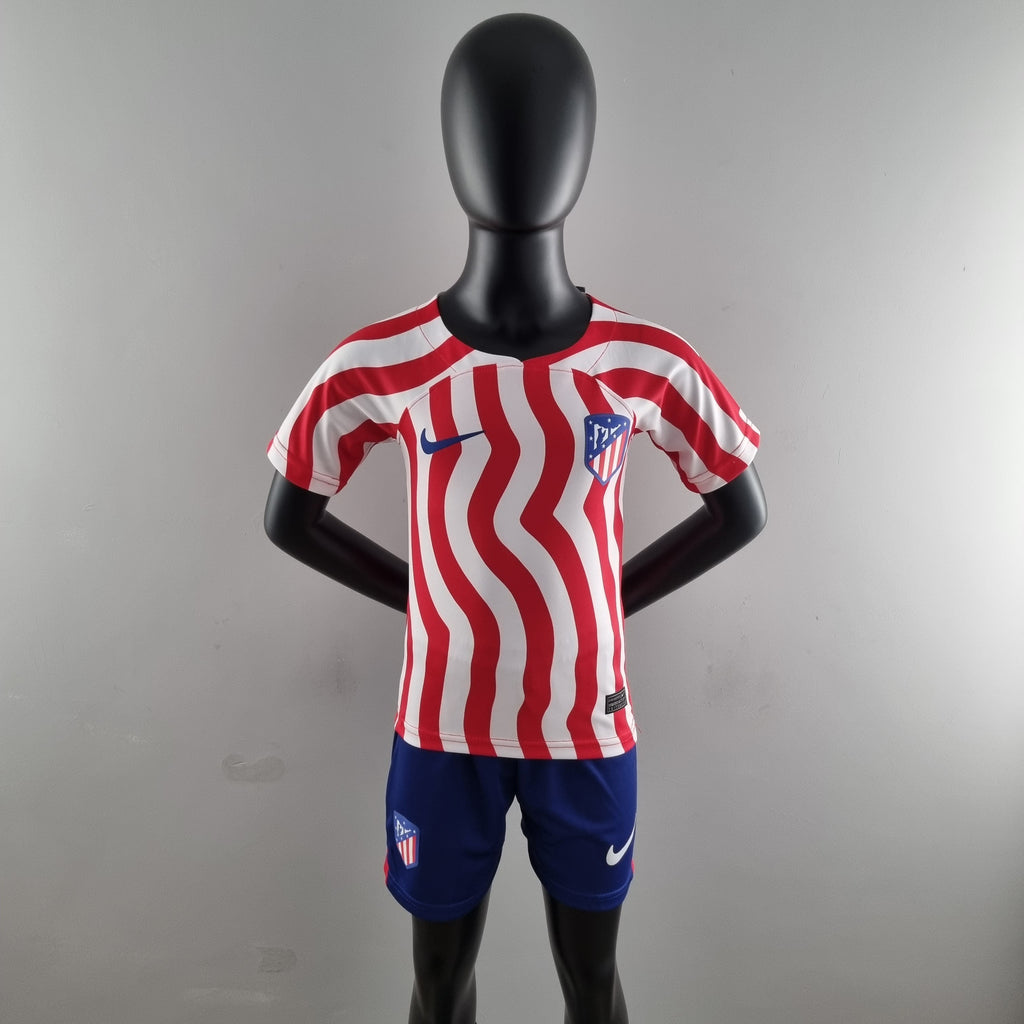 Atlético de Madrid 2022/23 Primera equipación (Mini Conjunto)