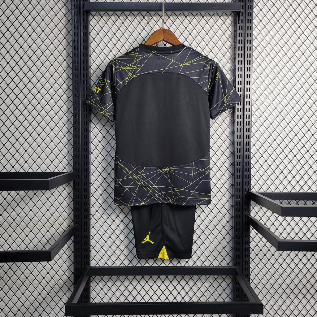 Paris Saint-Germain 2023 cuarta equipacion (Mini Conjunto)