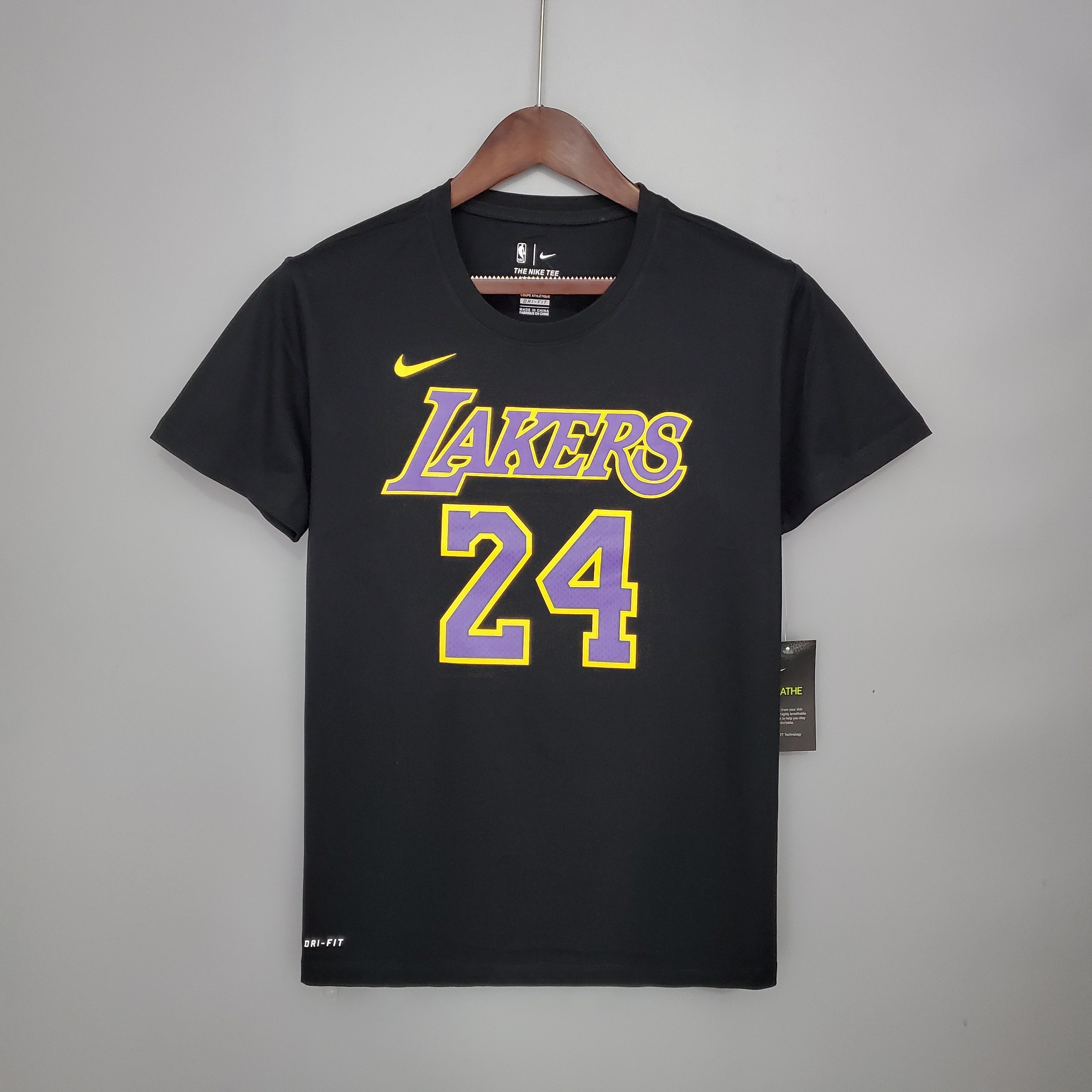 Camiseta Mangas Cortas Kobe Negra