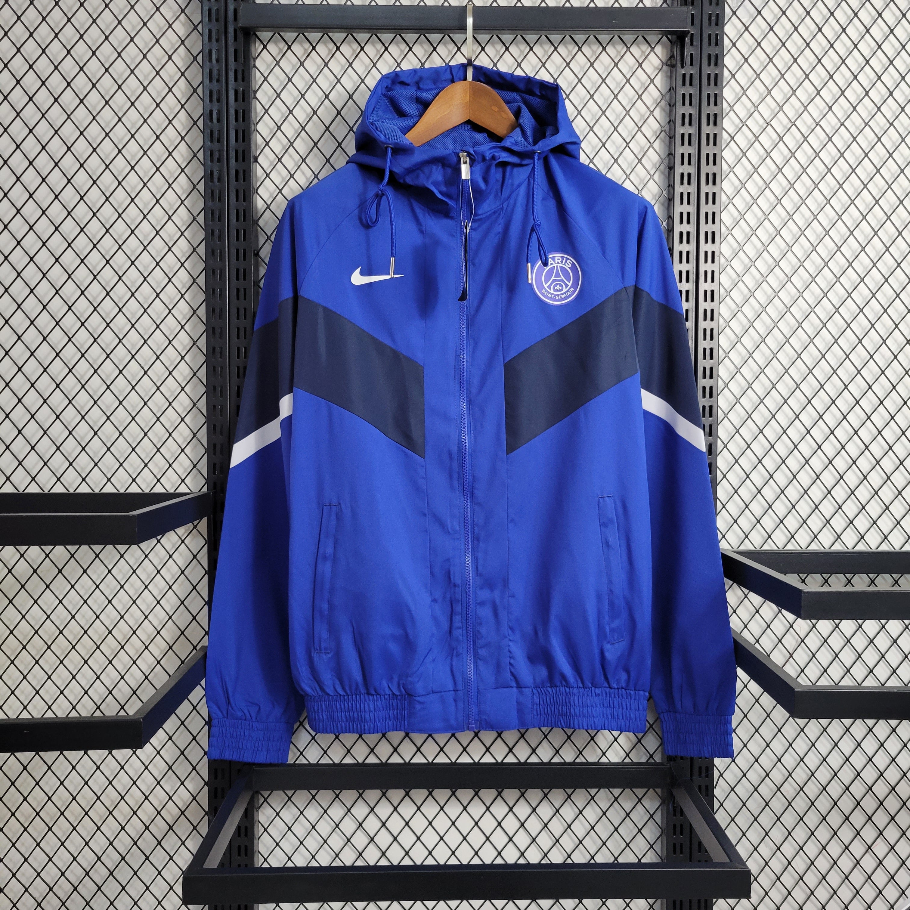 PSG cortavientos Blue