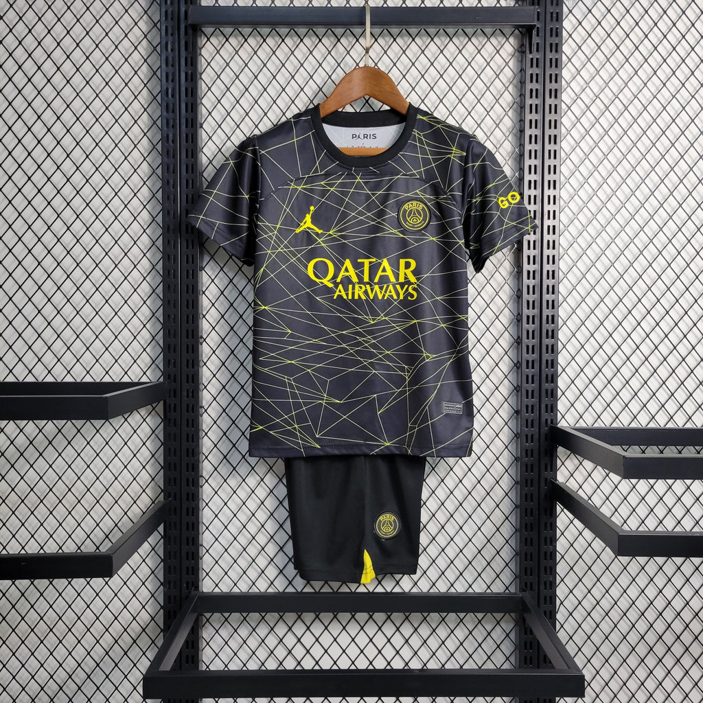 Paris Saint-Germain 2023 cuarta equipacion (Mini Conjunto)