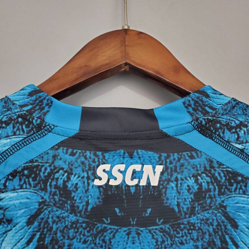Napoli 2021/22 (black-blue Kappa × Marcelo Burlon)