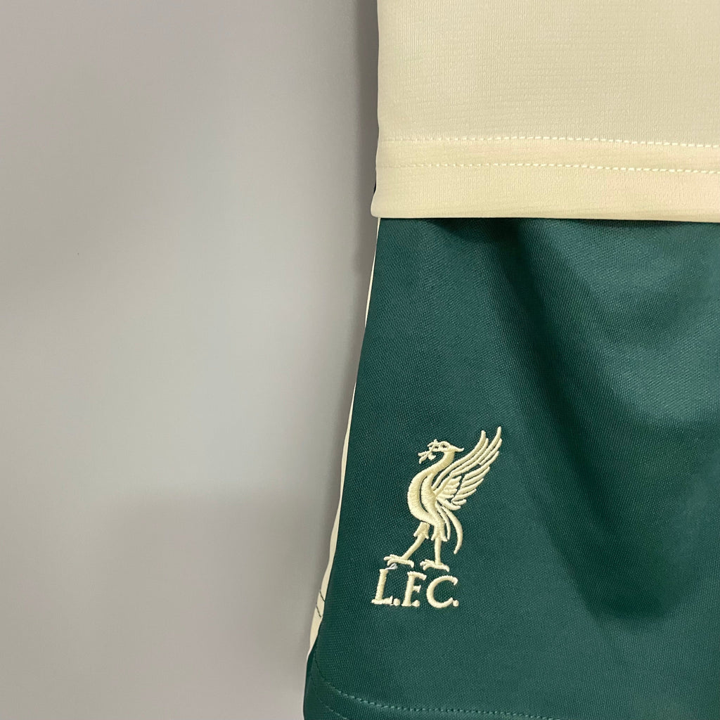 Liverpool 2021/22 Segunda equipación (Mini conjunto)