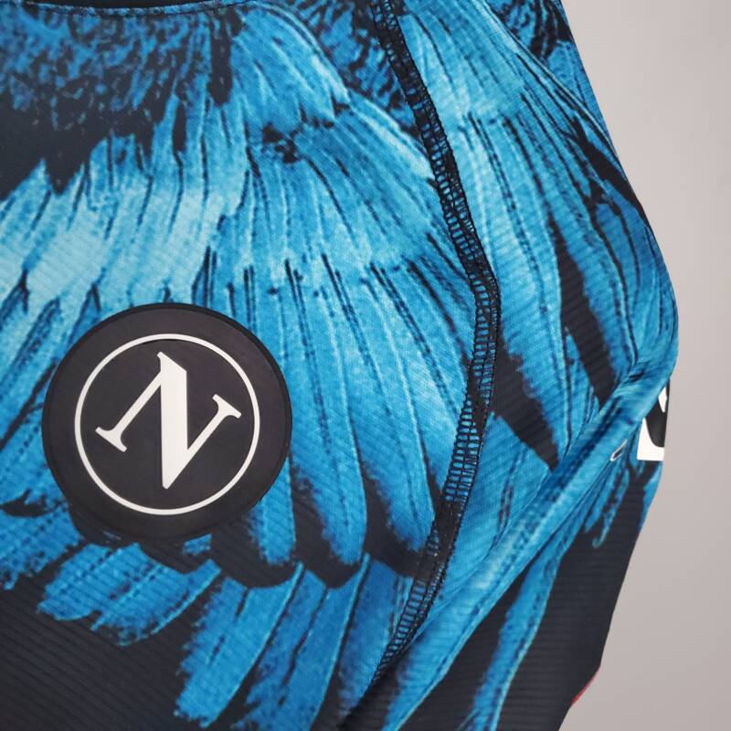 Napoli 2021/22 (black-blue Kappa × Marcelo Burlon)