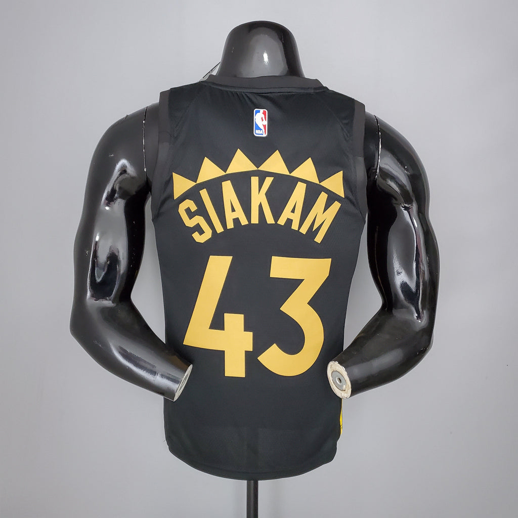 Camiseta Raptors black gold 2021