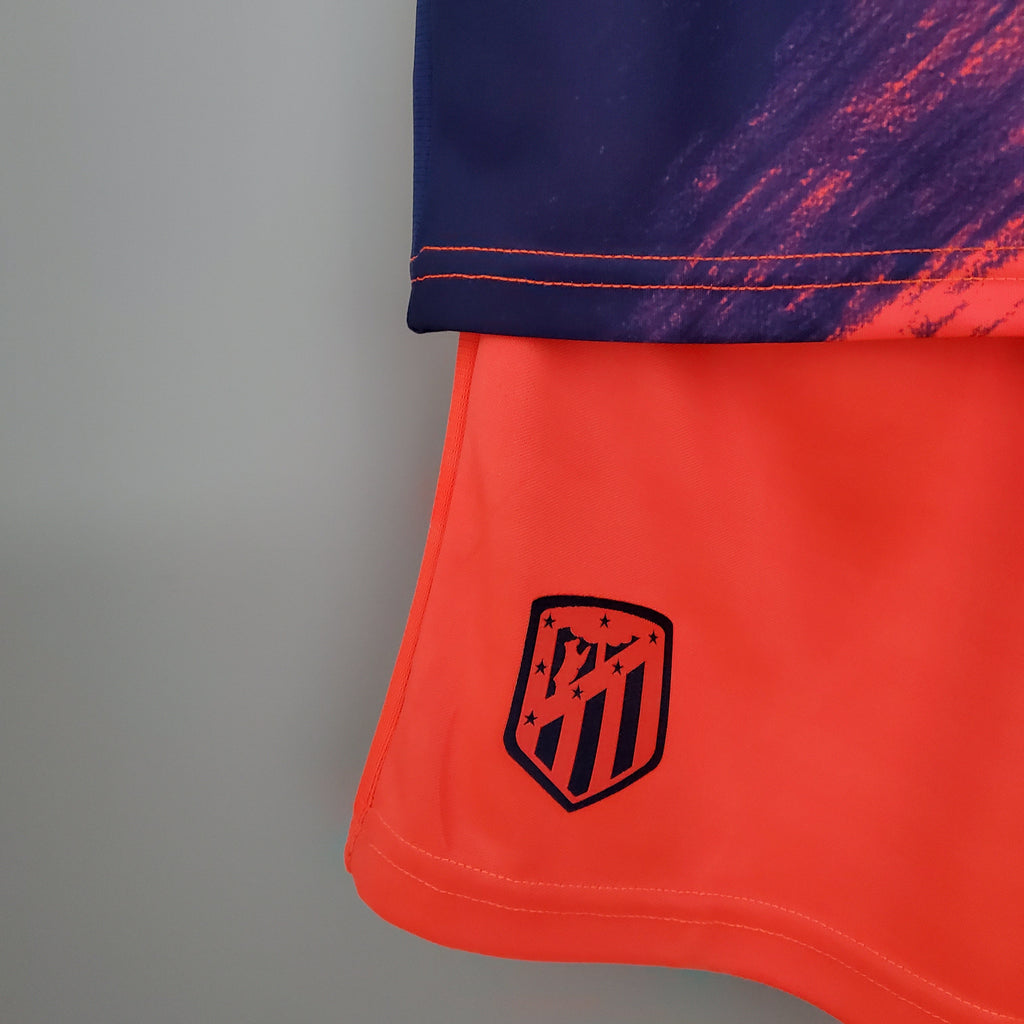 Atlético de Madrid 2021/22 Segunda equipación (Mini conjunto)